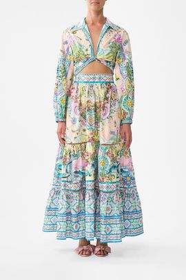 Camilla Camilla Cropped Wrap Shirt Just Coasting 