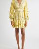 Camilla Camilla Daisy Chains Button Front Long Sleeve Silk Minidress  - 1