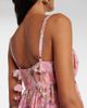 Camilla Camilla Floral-appliquÃ© gathered silk crÃªpe minidress - 6
