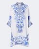 Camilla Camilla Floral crystal-embellished linen kaftan - 1