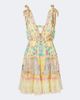 Camilla Camilla Floral embellished tiered minidress - 1
