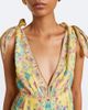 Camilla Camilla Floral embellished tiered minidress - 3