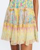 Camilla Camilla Floral embellished tiered minidress - 4