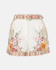 Camilla Camilla Floral high-rise belted linen shorts - 1
