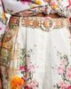 Camilla Camilla Floral high-rise belted linen shorts - 4