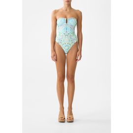 Camilla Camilla Gathered Bandeau One Piece W U Ring Front