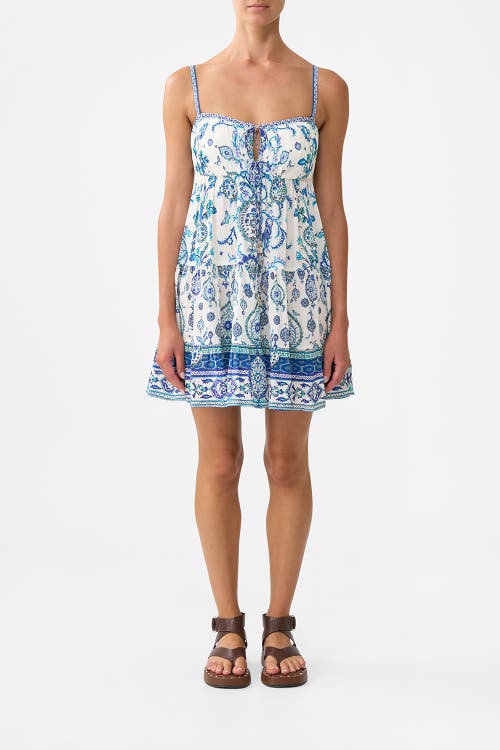 Camilla Camilla Gathered Bust Tiered Mini Dress Isnik Lullaby 