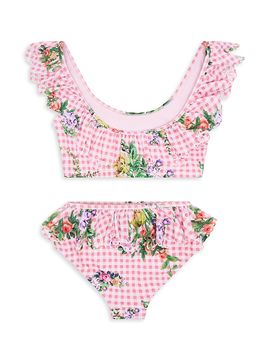 Camilla Camilla Girl's Little Girl's & Girl's Lisbon Lullaby Frill Crop Bikini