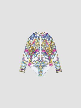 Camilla Camilla Girl's Little Girl's & Girl's Long-Sleeve Rashguard Swimsuit