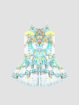 Camilla Camilla Girl's Little Girl's & Girl's Printed High-Low Dress