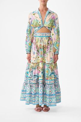Camilla Camilla High Waisted Tiered Skirt Just Coasting 