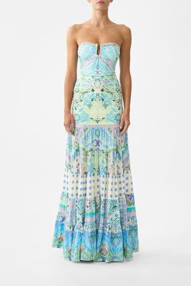 Camilla Camilla Jersey Spliced Tiered Skirt