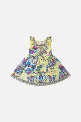 Camilla Camilla Kids Jersey And Woven Mini Dress W Frill