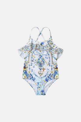 Camilla Camilla Kids Round Neck One Piece W Frill Neck
