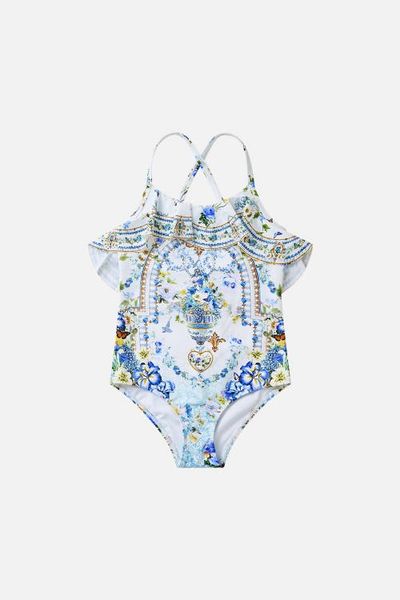 Camilla Camilla Kids Round Neck One Piece W Frill Neck