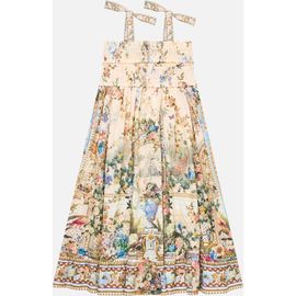Camilla Camilla Kids Shirred Maxi Dress W Tie Shoulder