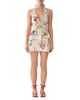 Camilla Camilla Linen Halter Button Front Romper - 2