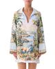 Camilla Camilla Linen Long Sleeve Tunic Dress - 2