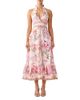 Camilla Camilla Linen Ruffle Halter Neck Midi Dress - 1