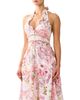 Camilla Camilla Linen Ruffle Halter Neck Midi Dress - 4