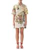 Camilla Camilla Linen Short Sleeve Tie Waist Shirt Dress - 2