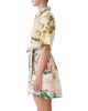 Camilla Camilla Linen Short Sleeve Tie Waist Shirt Dress - 4