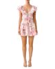 Camilla Camilla Linen Tiered Tie Back Mini Dress - 2