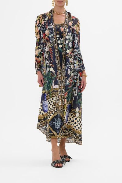 Camilla Camilla Long Casual Jacket With Pockets Palacio Poetry 
