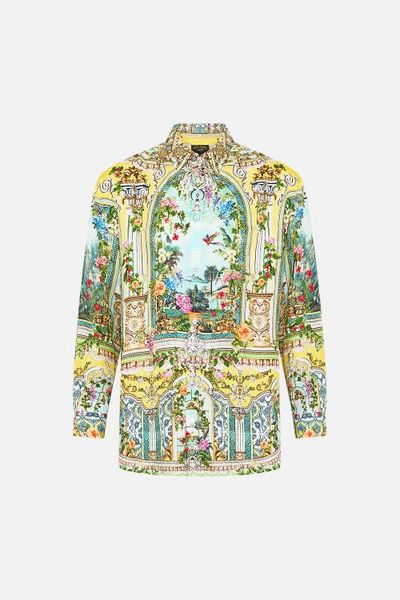 Camilla Camilla Long Sleeve Oversized Shirt Tales Of Topkapi Palace 