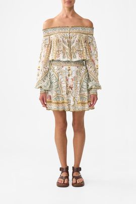 Camilla Camilla Off Shoulder Short Dress Ottoman Dynasty 