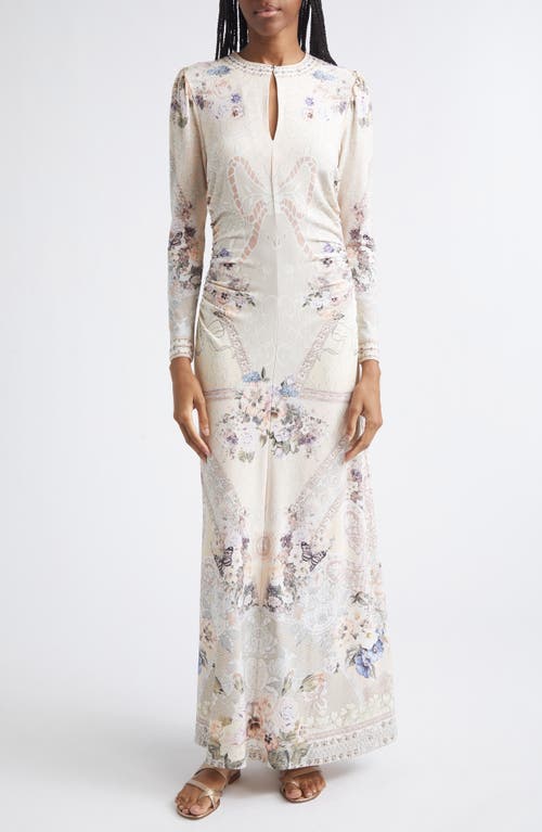 Camilla Camilla Print Ruched Jersey Maxi Dress