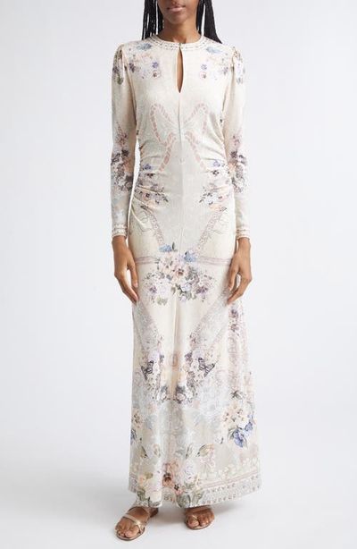 Camilla Camilla Print Ruched Jersey Maxi Dress
