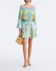 Camilla Camilla Printed embellished off-shoulder silk minidress - 2