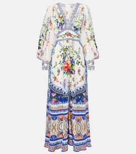 Camilla Camilla Printed silk crêpe maxi dress