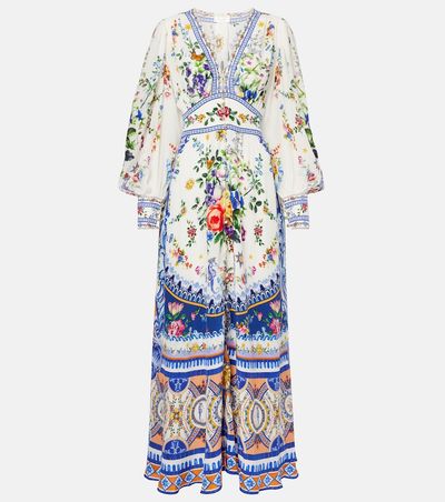Camilla Camilla Printed silk crêpe maxi dress