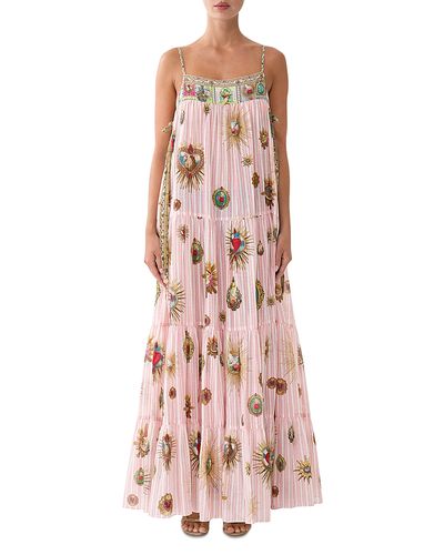 Camilla Camilla Printed Tiered Maxi Dress