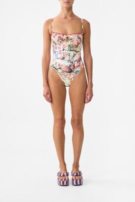 Camilla Camilla Ruched Cup Underwire One Piece W Tie Front Notes From The Road 