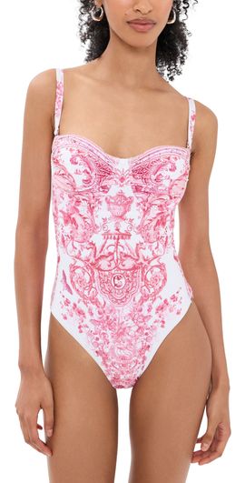 Camilla Camilla Ruched Underwire Cup One Piece Livin La Vida Rosa