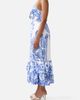 Camilla Camilla Ruffle Hem Tie Front Midi Dress - 3