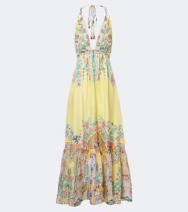 Camilla Camilla Sequined floral silk maxi dress