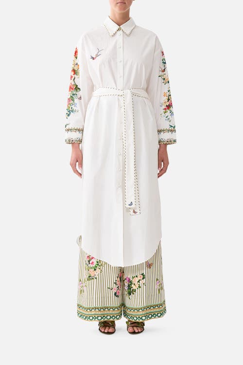 Camilla Camilla Shirt Dress With Back Button Detail