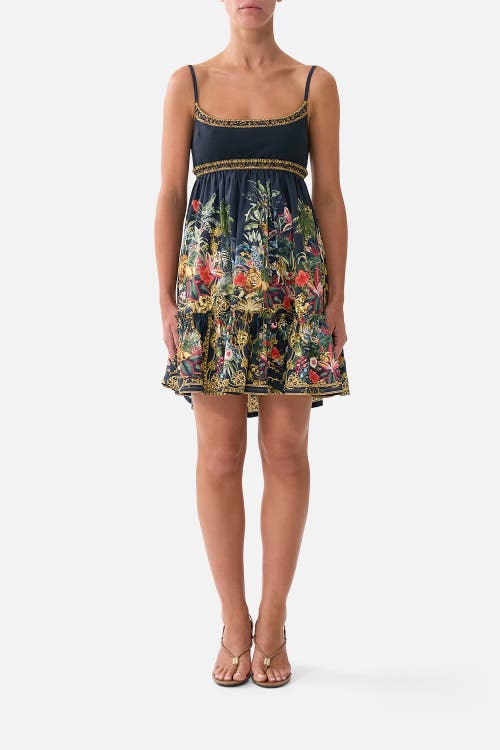 Camilla Camilla Short Dress With Jersey Bodice