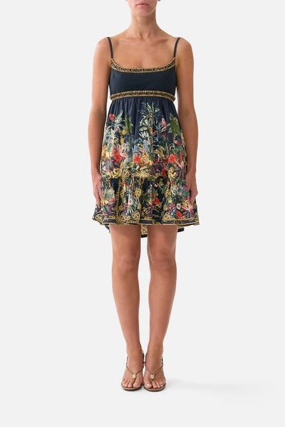 Camilla Camilla Short Dress With Jersey Bodice