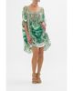 Camilla Camilla Short Round Neck Kaftan Corridor Of Calm  - 1