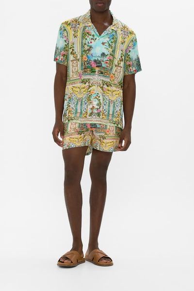 Camilla Camilla Short Sleeve Camp Collared Shirt Tales Of Topkapi Palace 