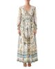 Camilla Camilla Silk Button Front Shaped Waist Maxi Dress - 1