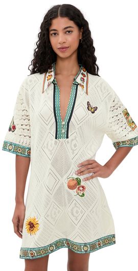 Camilla Camilla Silk Collar Knit Tunic Dress Magic Of The Mercado