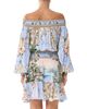 Camilla Camilla Silk Printed Off-the-Shoulder Dress - 3