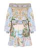 Camilla Camilla Silk Printed Off-the-Shoulder Dress - 5