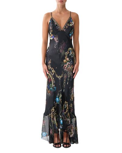 Camilla Camilla Silk V-Neck Slip Dress